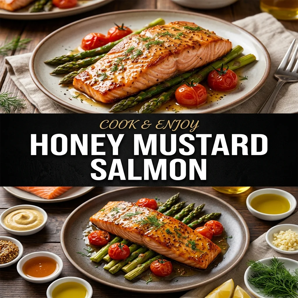 Honey Mustard Salmon recipe poster